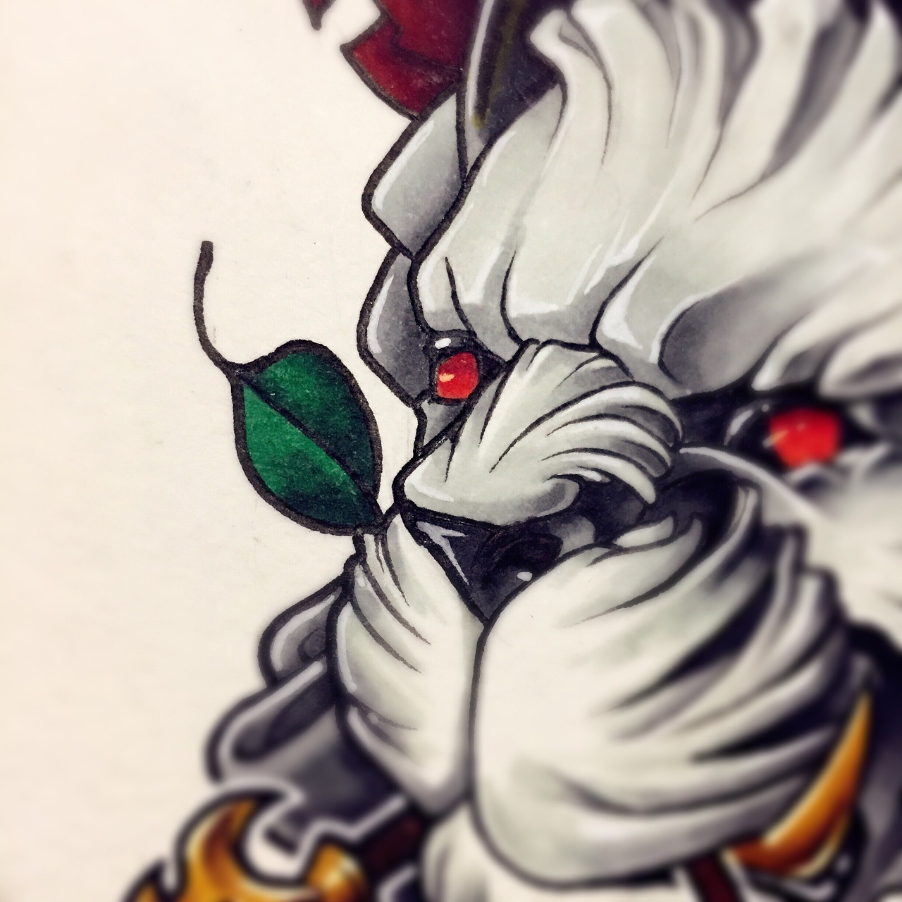 new school#狮子座定制手稿