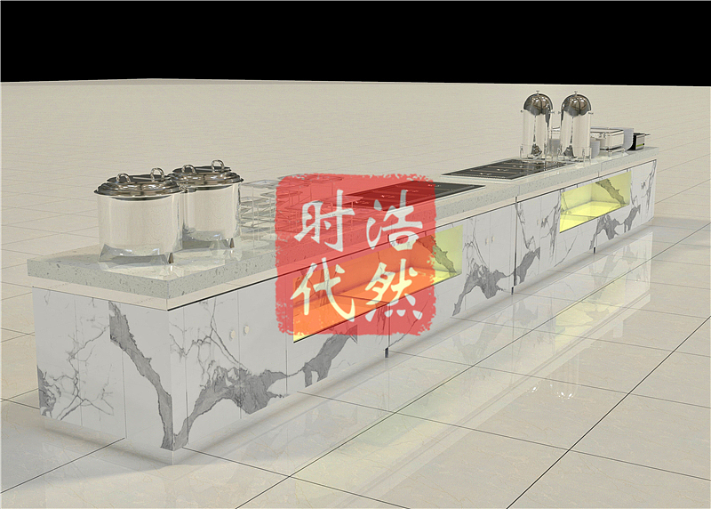 自助餐台图片