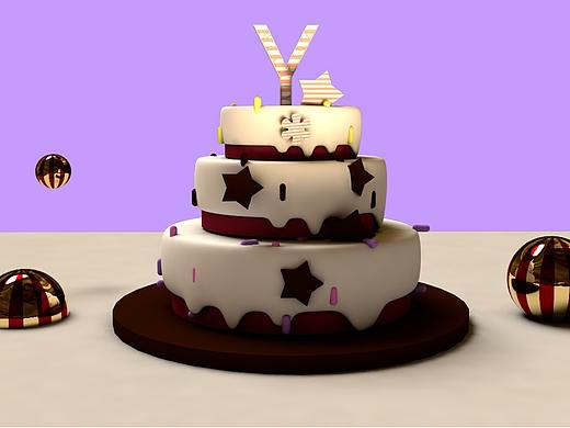 C4D作品-蛋糕設(shè)計（個人主頁-ZMzI4NDE4NTI=） - 其他 - 站酷設(shè)計師熱雪y原創(chuàng)素材 - 站酷ZCOOL