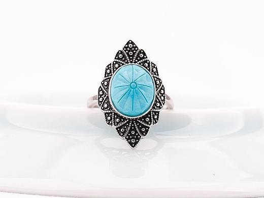 绿松石复古款式戒指·摄影+详情页