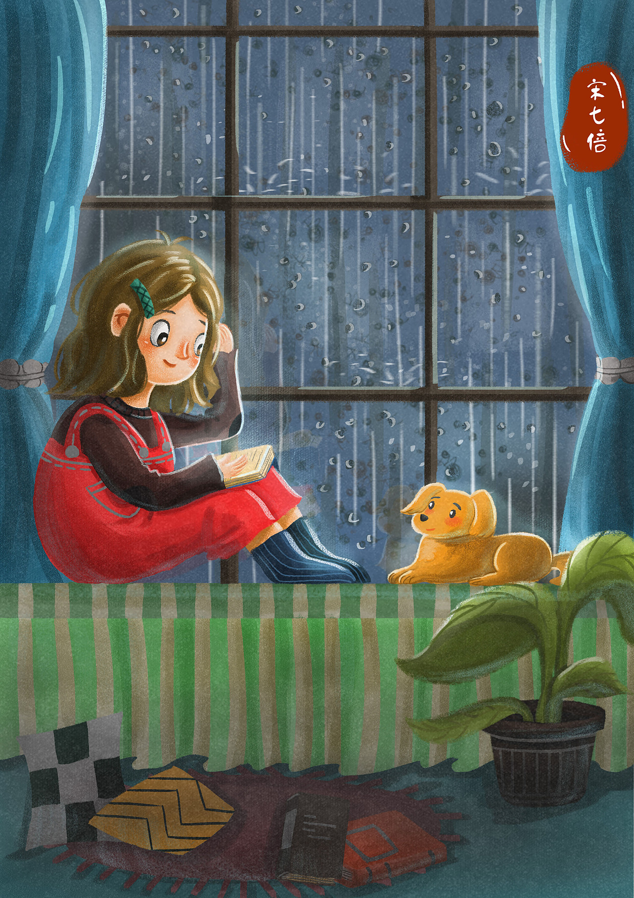 2019年插画作品（图ZMjAxNzA2NzY0） - 创作习作 - 站酷设计师宋七倍原创素材 - 站酷ZCOOL