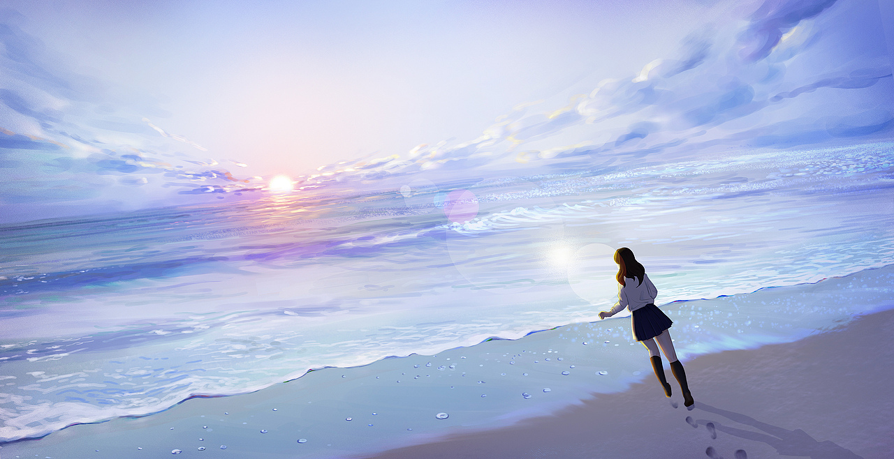 向大海（图ZMTk3NjA3NTky） - 创作习作 - 站酷设计师压缩投影原创素材 - 站酷ZCOOL