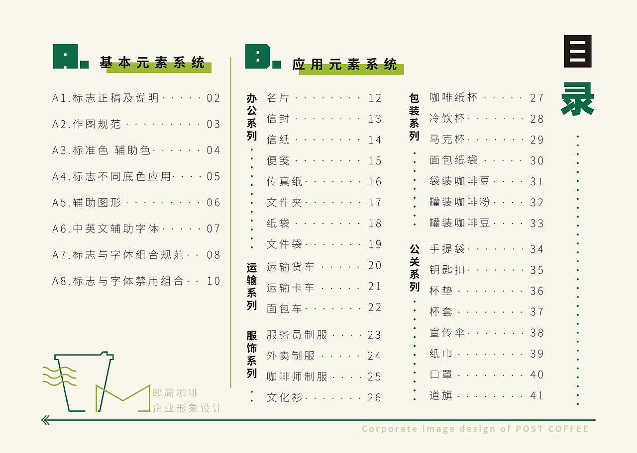 邮局咖啡-企业形象设计（图ZMzE2MjA2NDI4） - 品牌 - 站酷设计师人吴子原创素材 - 站酷ZCOOL
