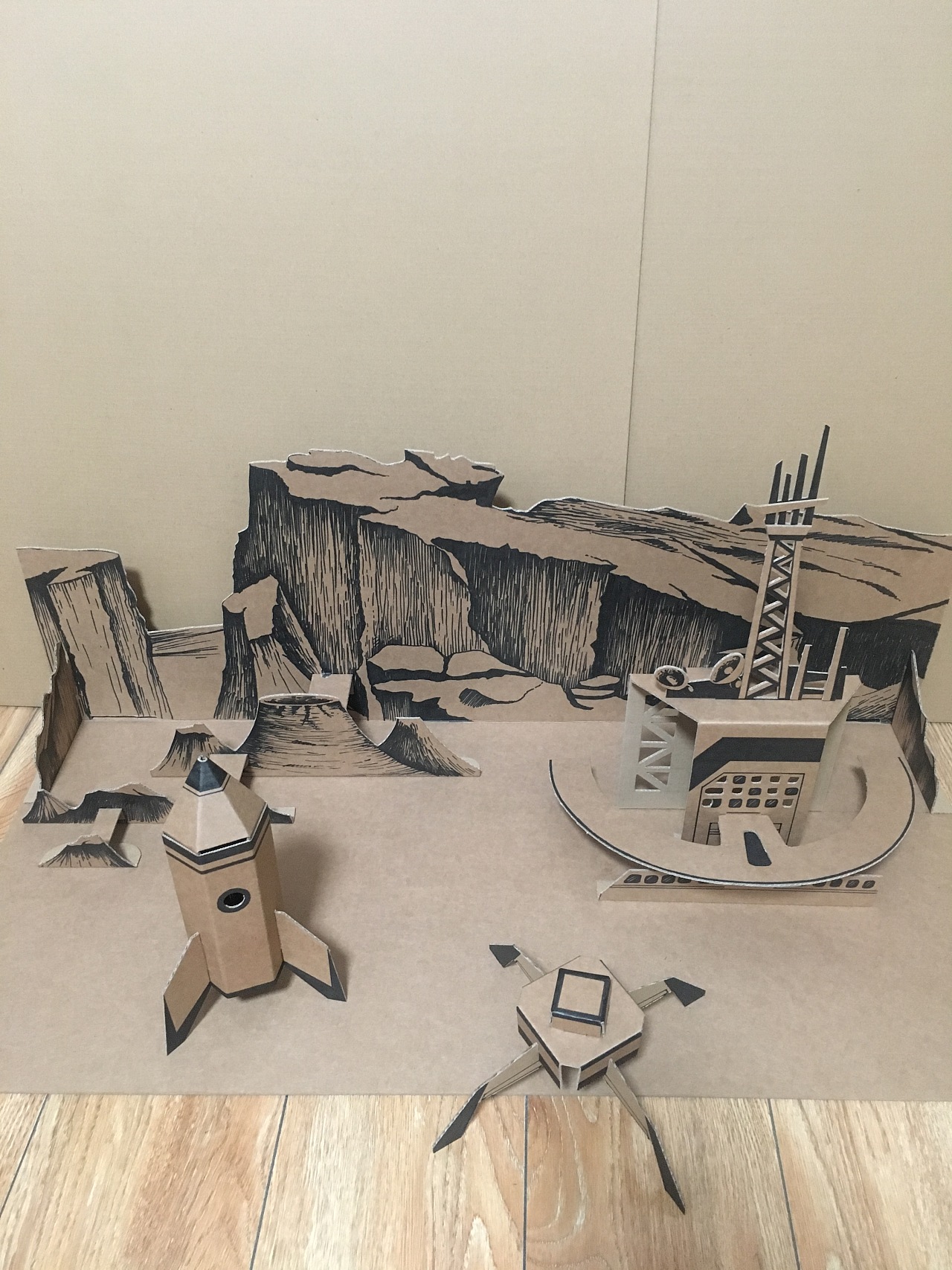 月球基地太空站小场景