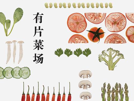 蔬菜食物平面海报设计与手作