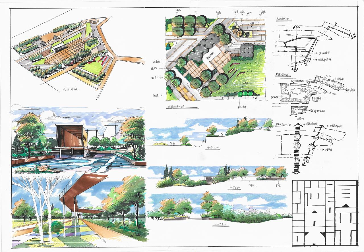 北京林业大学园林快题设计