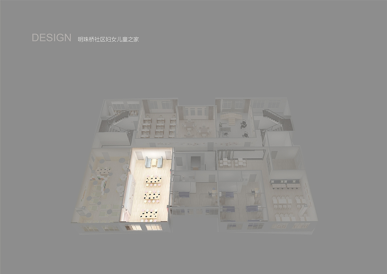 党群服务中心B部分（新时代展厅，阅览室，餐厅）（图ZMjgyMTc4NjI4） - 家装设计 - 站酷设计师一陈怪兽一原创素材 - 站酷ZCOOL