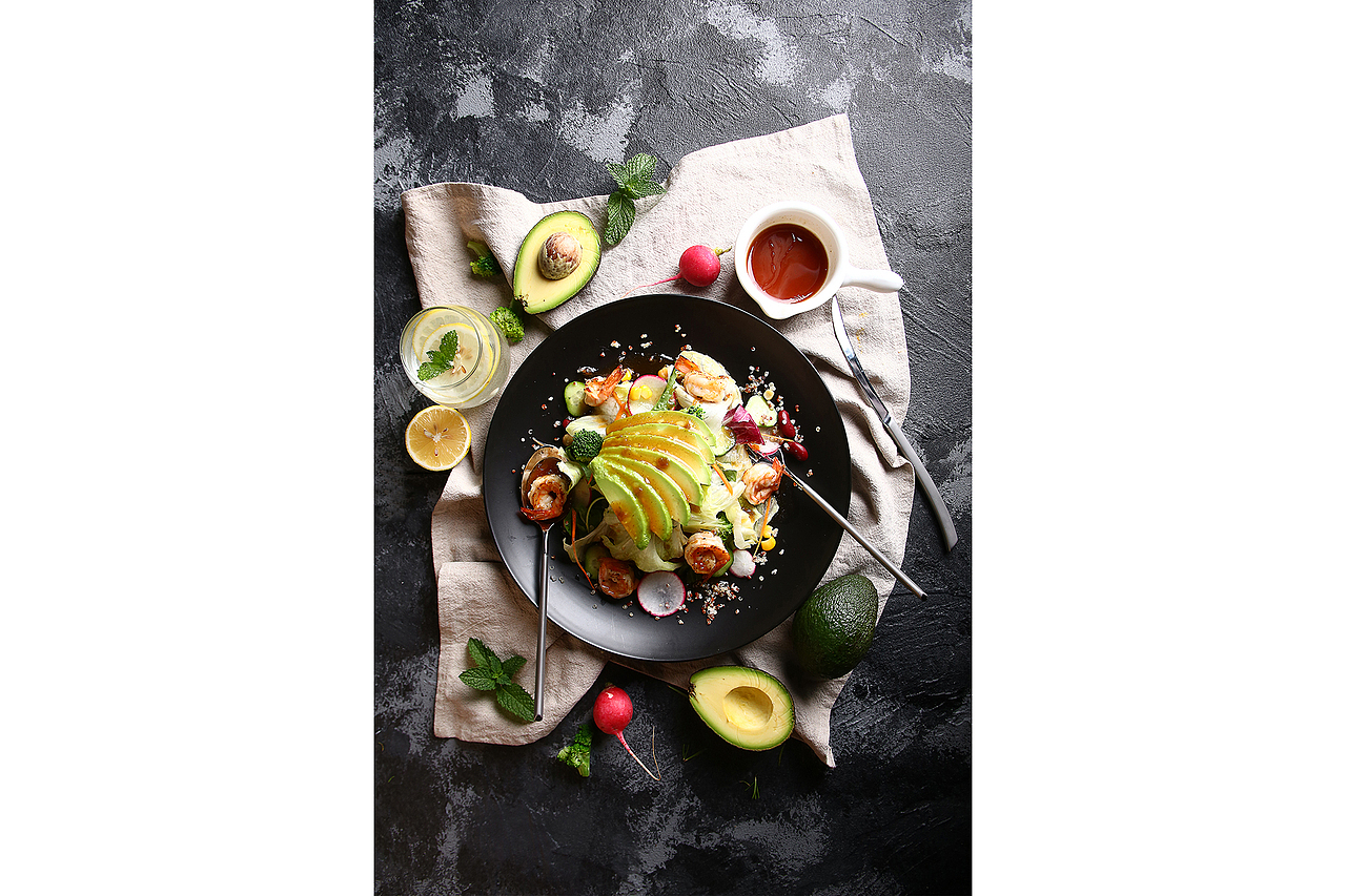 轻食 简餐 沙拉 西餐 美食 摄影