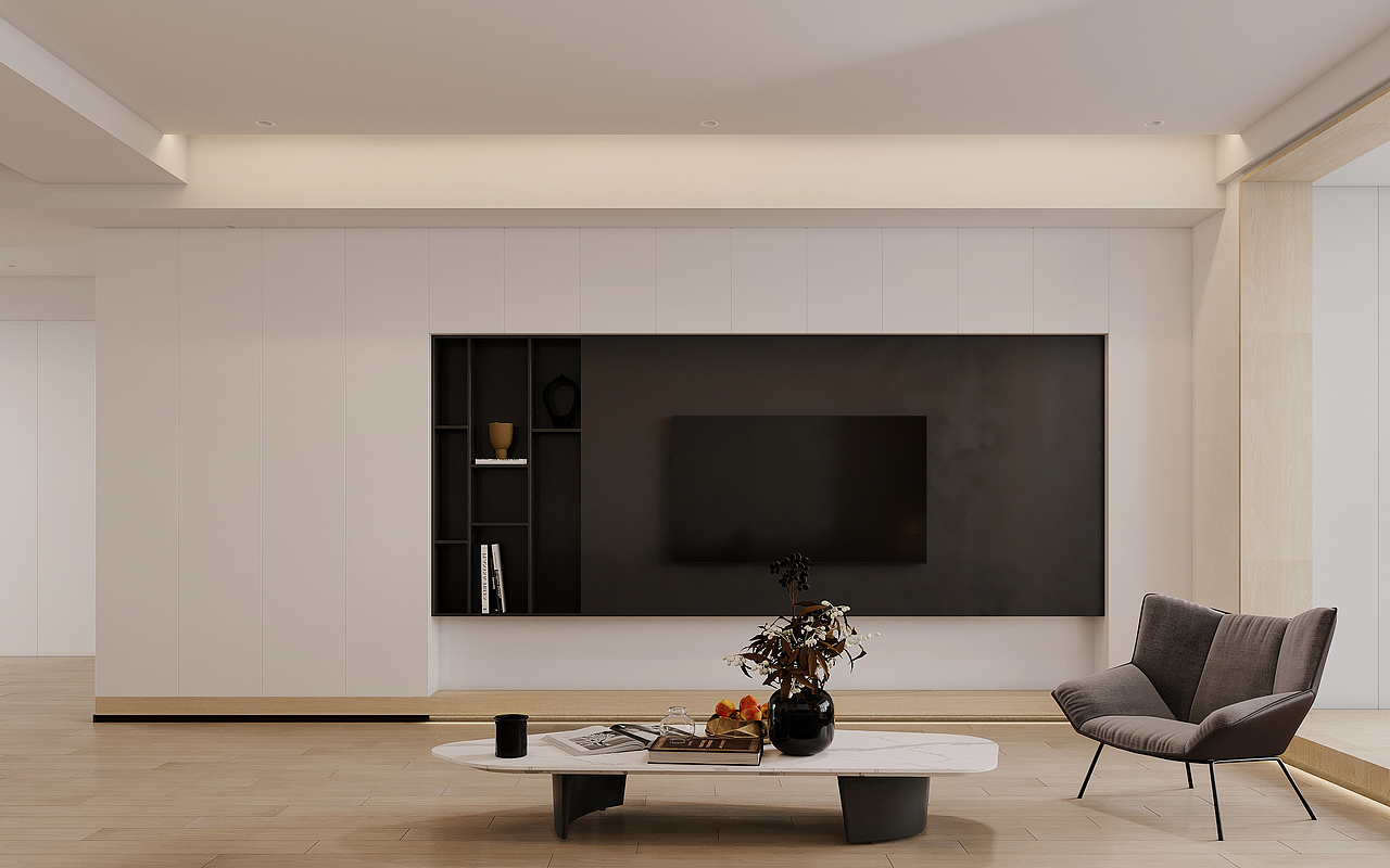 Baxter|现代（图ZMjgxMTE4OTg0） - 家装设计 - 站酷设计师半山空间原创素材 - 站酷ZCOOL