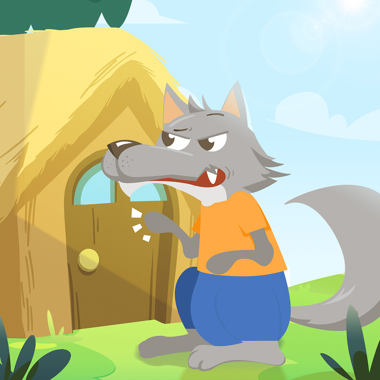 《三只小羊》儿童绘本--VIPKID的项目（图ZMjk1MjQ3MjI0） - 绘本 - 站酷设计师迪小咩原创素材 - 站酷ZCOOL