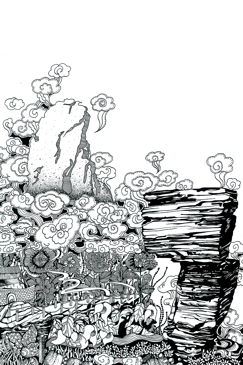 線描（圖ZMjYxMDE2MzA4） - 創(chuàng)作習(xí)作 - 站酷設(shè)計師錢多多的工作日志原創(chuàng)素材 - 站酷ZCOOL