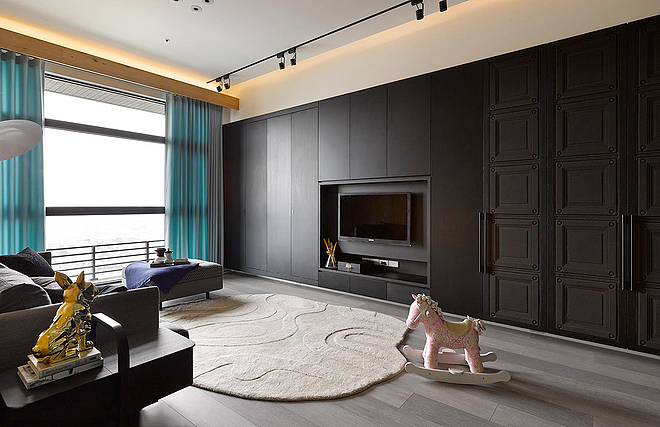 成都百纳装饰 95平米时尚现代简约风格