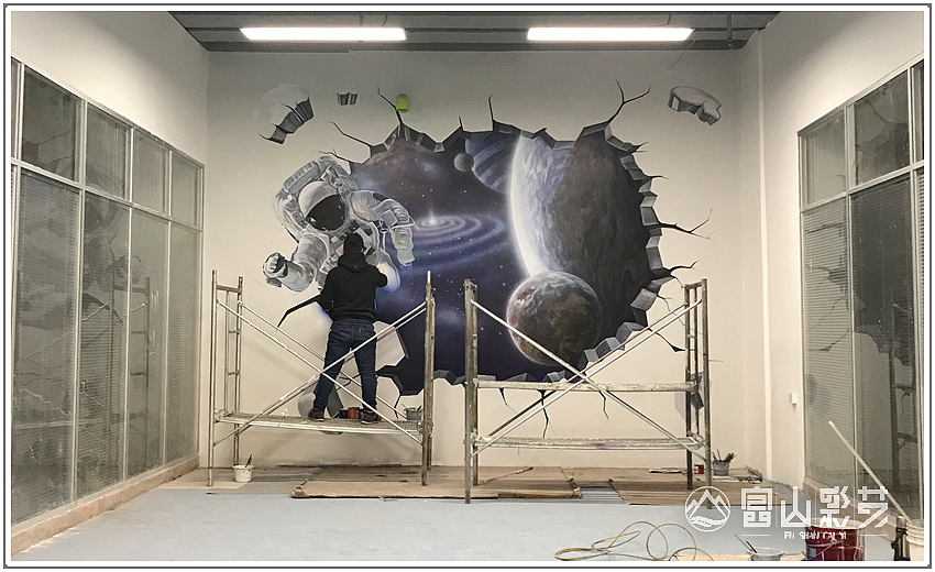 3D画宇航员彩绘（图ZMTQ5OTgzOTA4） - 新锐潮流插画 - 站酷设计师富山彩艺原创素材 - 站酷ZCOOL