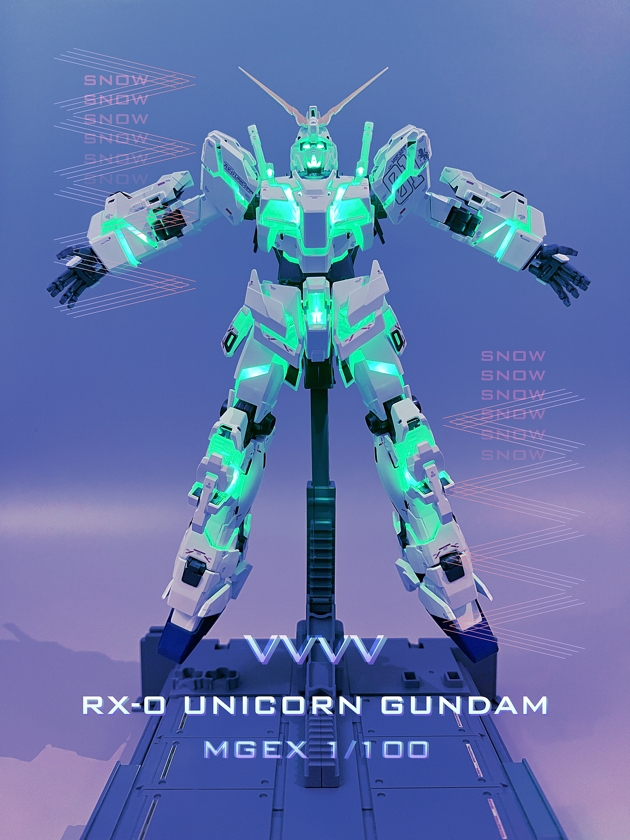 MGEX独角兽高达喷涂展示（图ZMjkzMjQ0Mjc2） - 手办/模玩 - 站酷设计师LIBO工作站原创素材 - 站酷ZCOOL