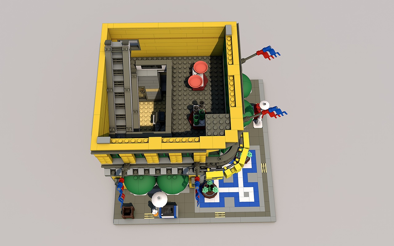 building blocks-积木拼搭10211场景模型+渲染