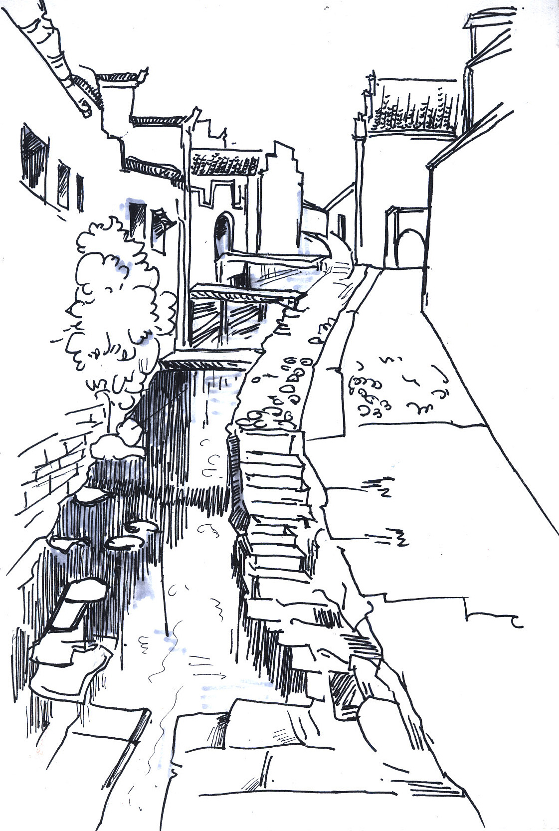 安徽黄山宏村写生|纯艺术|绘画|盛夏光年feel_原创作品-站酷zcool