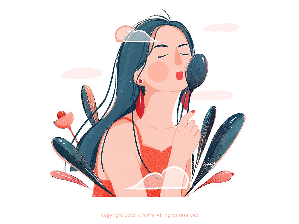 iPad 【procreate】小日常短系列插画+插画教程速剪（图ZMTQ4MzM4ODAw） - 创作习作 - 站酷设计师派多米原创素材 - 站酷ZCOOL