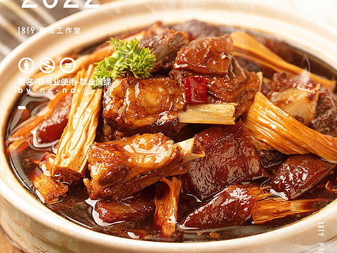 美食拍摄预制菜拍摄羊肉火锅猪肚鸡佛跳墙