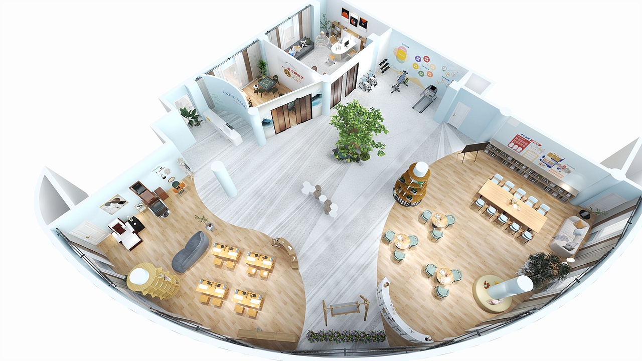 XX社区综合体1-3层策划设计