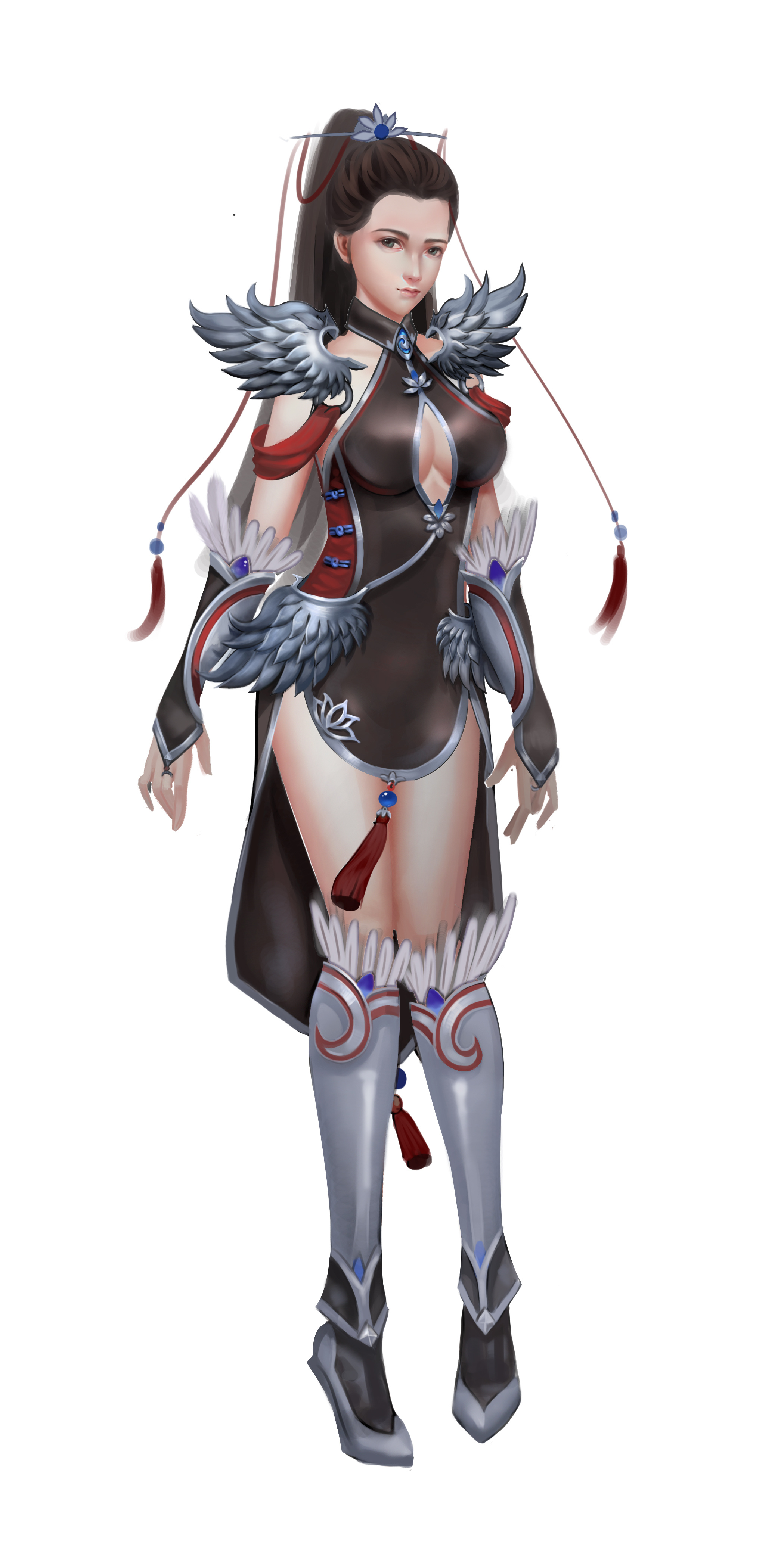 人设练习|插画|游戏原画|cissy丶晟 - 原创作品 - 站酷 (zcool)