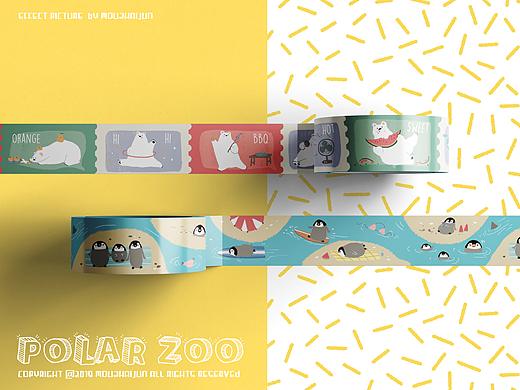 【polar zoo】和紙膠帶（個人主頁-ZMzk0NTY5NDA=） - 商業(yè)插畫 - 站酷設計師哞宅君原創(chuàng)素材 - 站酷ZCOOL