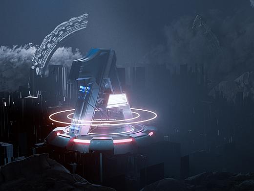 blender出图