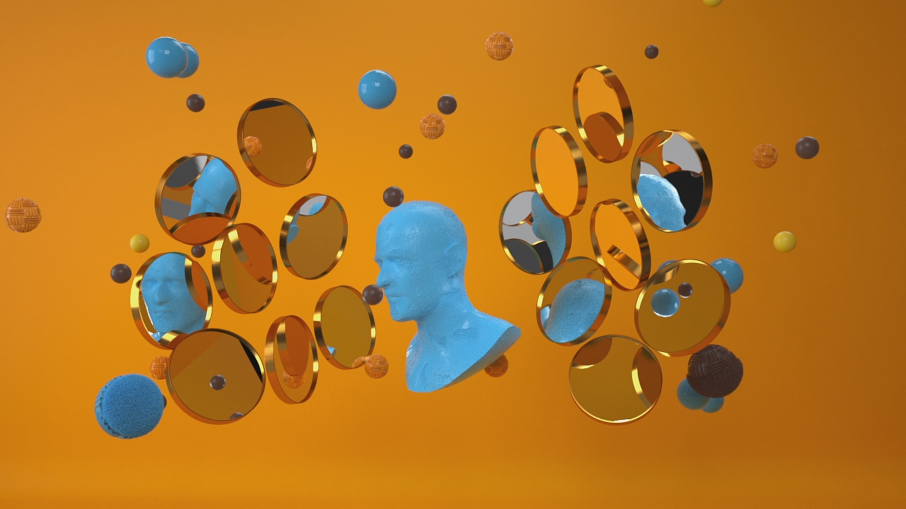 芬迪眼睛c4d动画