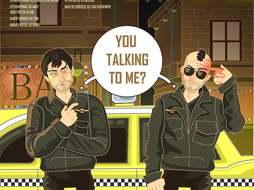 出租车司机  电影海报  you talking to me?