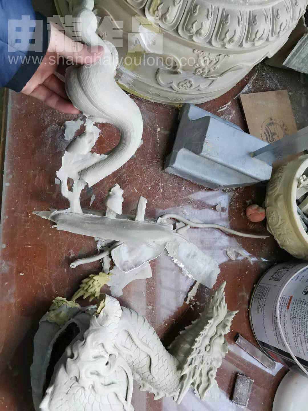 由龙款铜雕麒麟制作流程揭秘（图ZMjgwMzY5NjI0） - 工艺品设计 - 站酷设计师上海由龍工作室原创素材 - 站酷ZCOOL