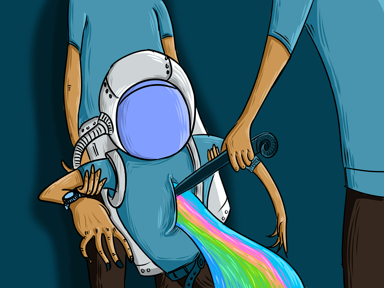 宇航员系列（图ZOTAxMDM5NTI=） - 创作习作 - 站酷设计师leaf在哪里原创素材 - 站酷ZCOOL