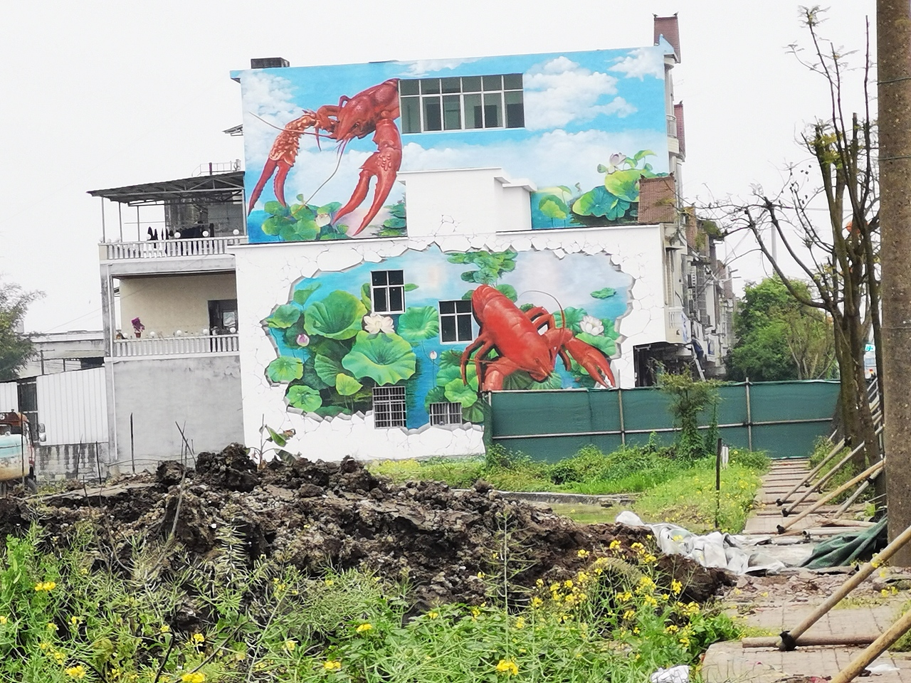 新农村墙绘,新农村壁画,乡村文化墙,农村墙绘