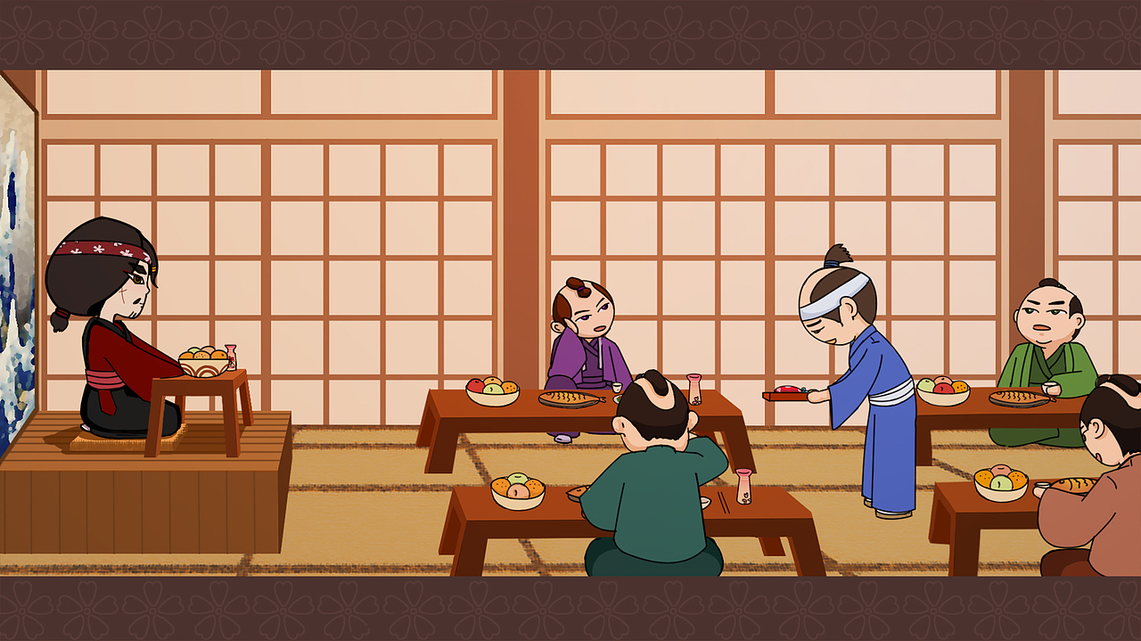 《樱花将军》（图ZMTIzNDQxODcy） - 艺术插画 - 站酷设计师木土小牡丹原创素材 - 站酷ZCOOL