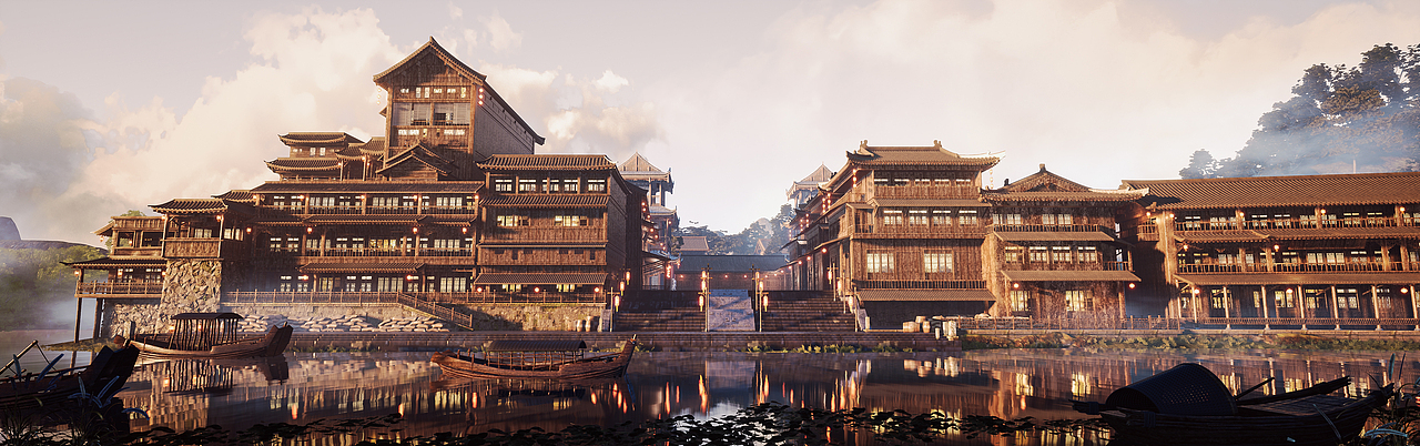 UE4古风场景（图ZMjEyODcyNjA4） - 动画/影视 - 站酷设计师这个道友原创素材 - 站酷ZCOOL