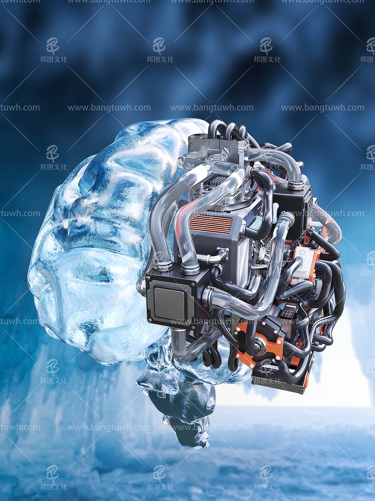 SCI杂志封面设计 医学插画 邦图文化