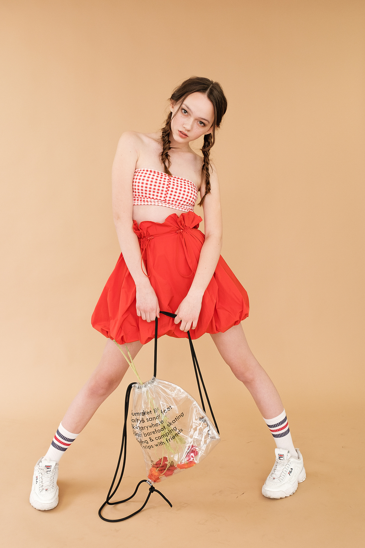 少女风服装平面广告