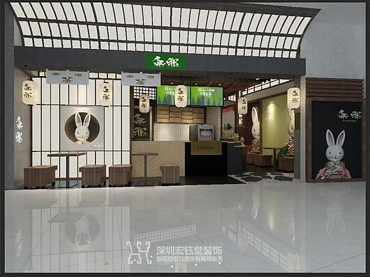 郑州专业餐饮装修设计公司——抹茶甜品店装修案例
