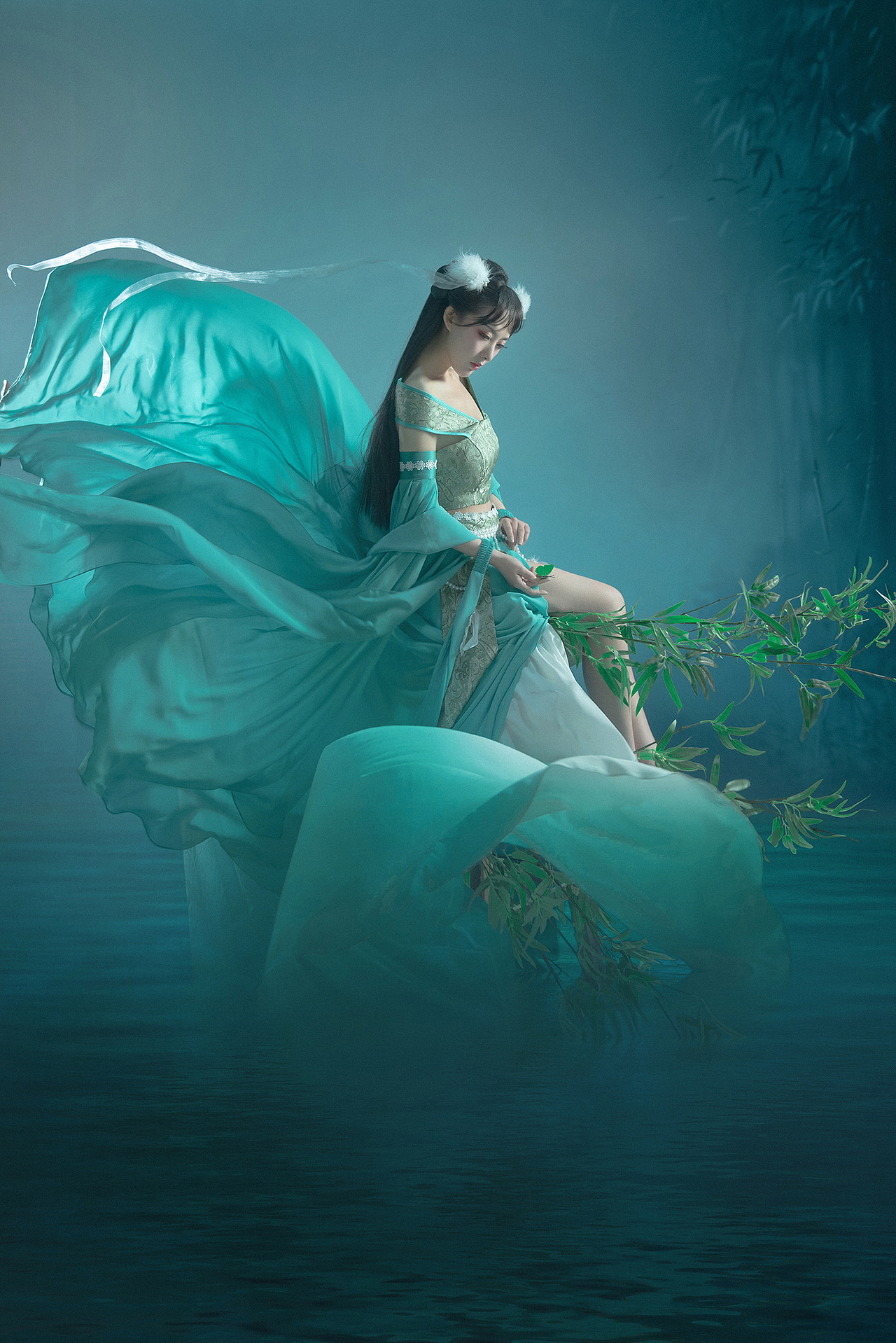 临江竹（图ZMTUyODQxMTY0） - 人像摄影 - 站酷设计师素月影像原创素材 - 站酷ZCOOL