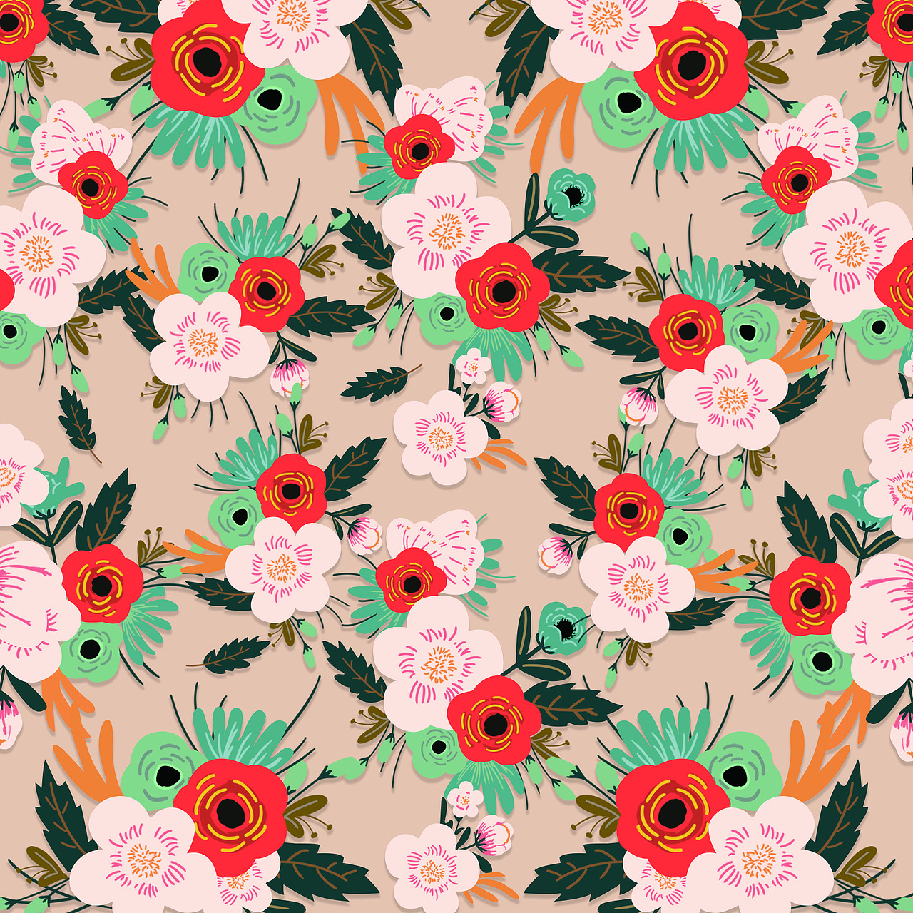 包装插画图案集合