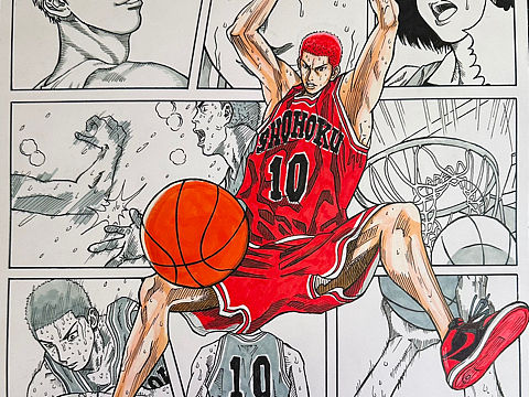 樱木花道！马克笔手绘