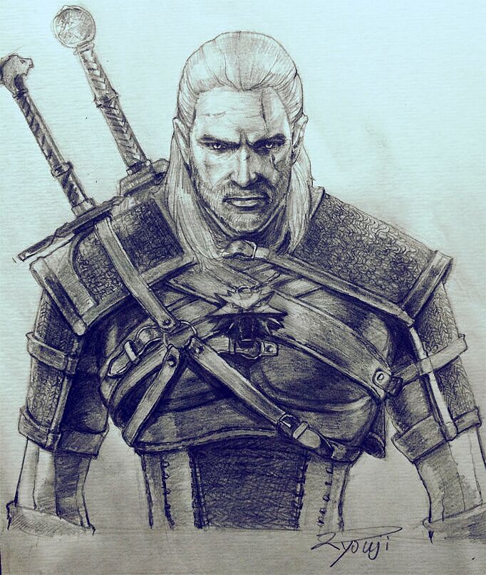 Geralt of Witcher3（图ZNDc2Njc5MTI=） - 创作习作 - 站酷设计师沃德法点点原创素材 - 站酷ZCOOL