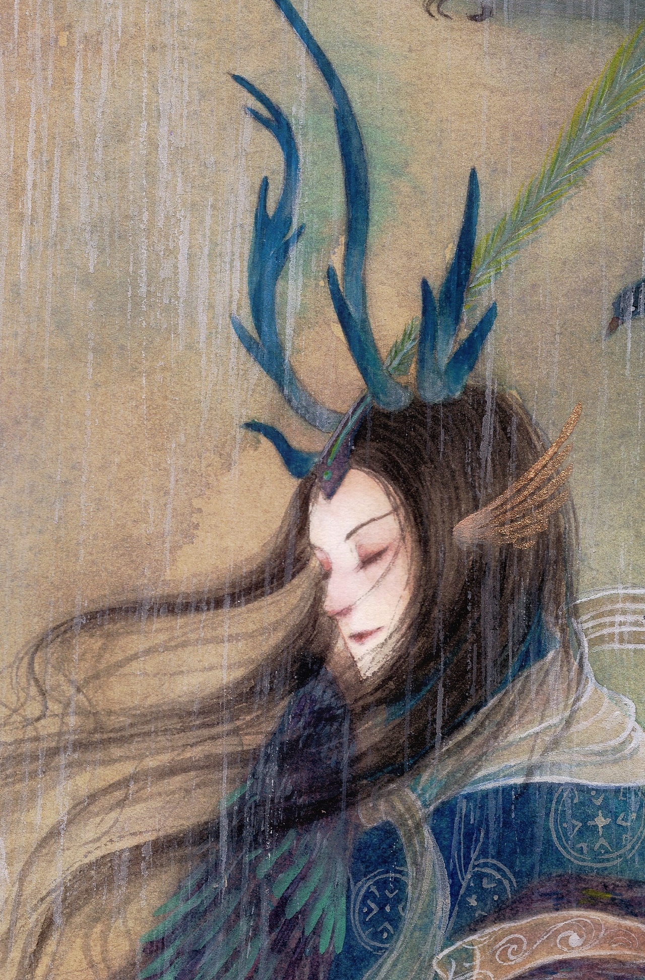 南山神（图ZMTg2NjI1NzEy） - 商业插画 - 站酷设计师鹿溟山原创素材 - 站酷ZCOOL