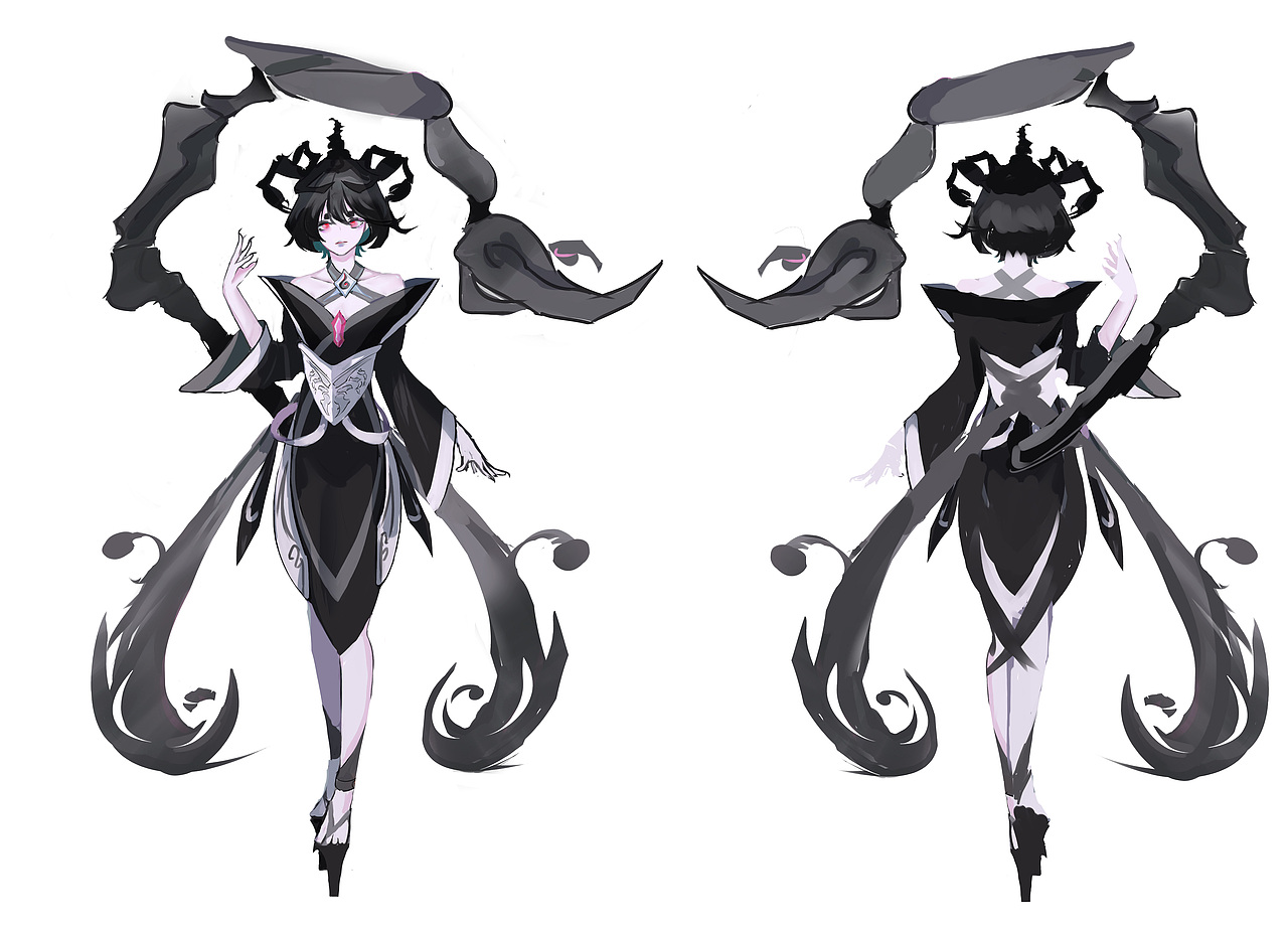 蝎|插画|游戏原画|九言的呕吐物_原创作品-站酷zcool