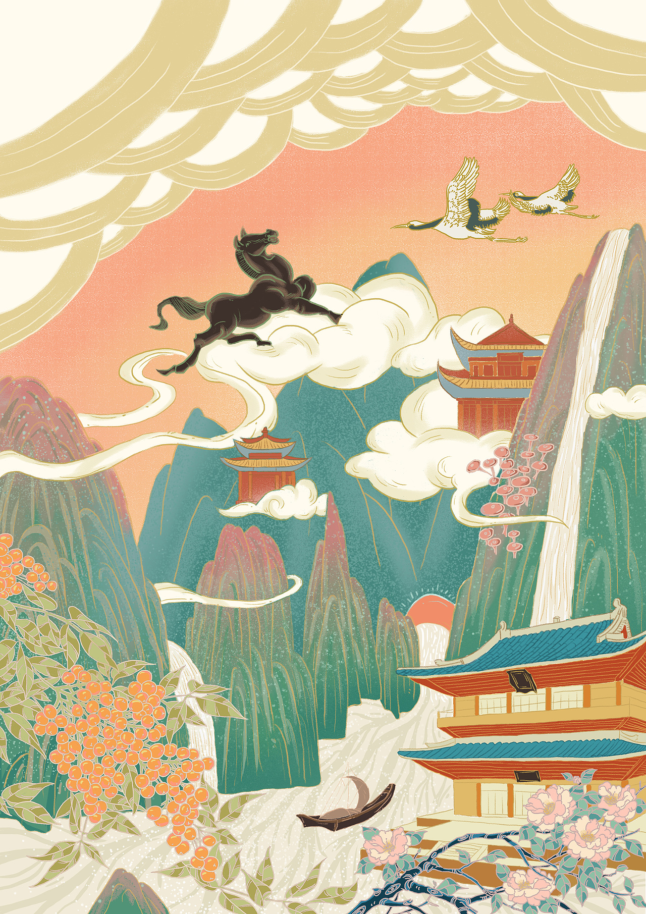 国风临摹3（图ZMjE3OTI0OTE2） - 创作习作 - 站酷设计师yiliner原创素材 - 站酷ZCOOL