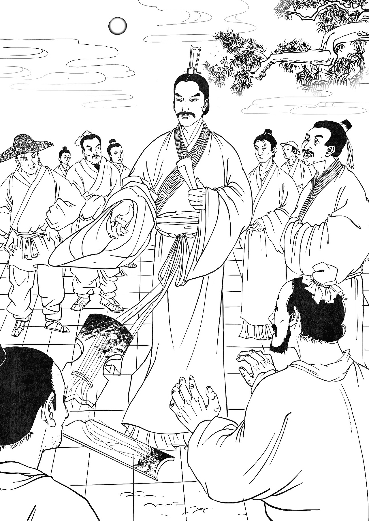 出版书籍内页插图