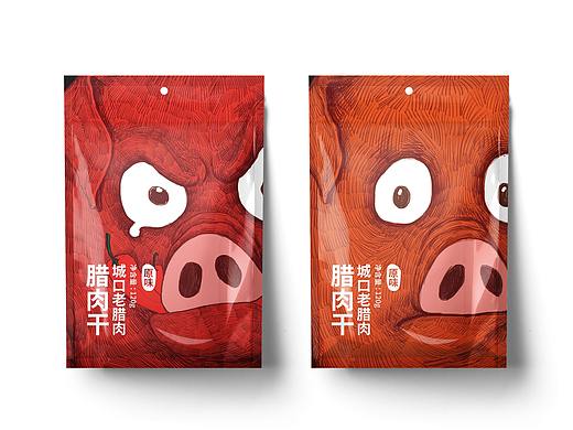 休闲猪肉干食品包装