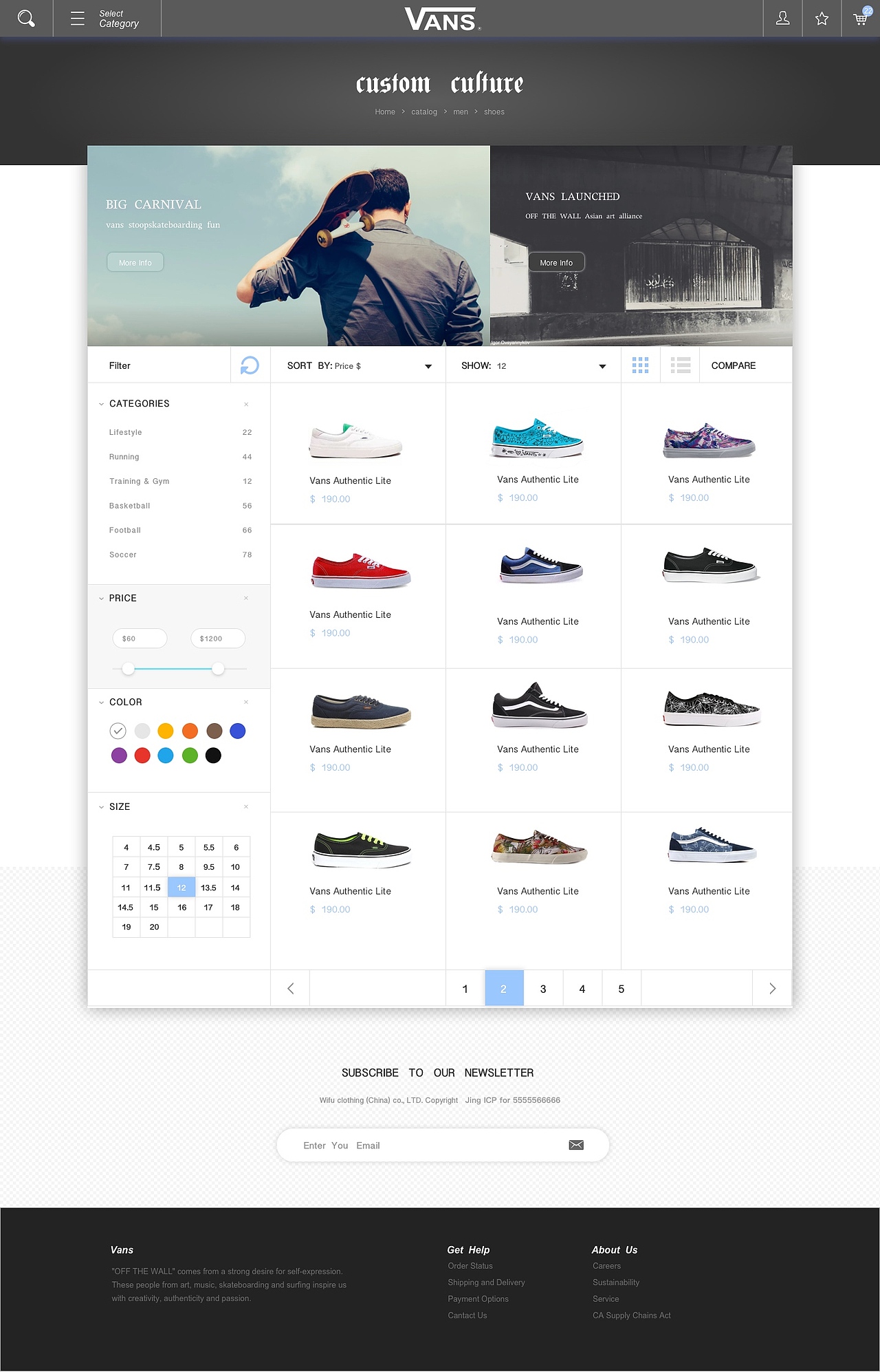 Vans（图ZNzg0OTA2NTI=） - 门户网站 - 站酷设计师奶油胖子原创素材 - 站酷ZCOOL
