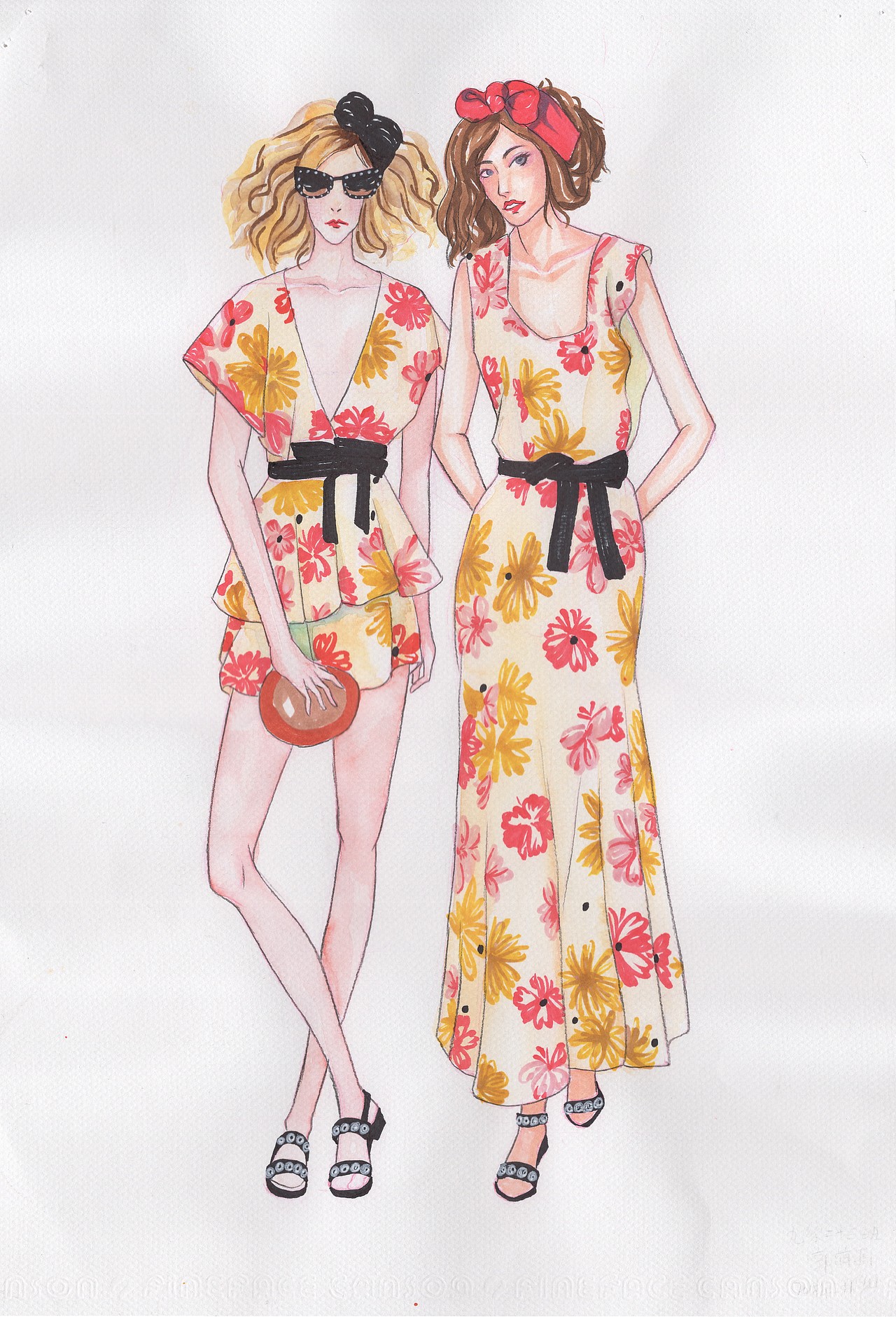 多张服装插图集合（图ZMTEwODgxNjg0） - 休闲/流行服饰 - 站酷设计师萌主大人_DEMO原创素材 - 站酷ZCOOL