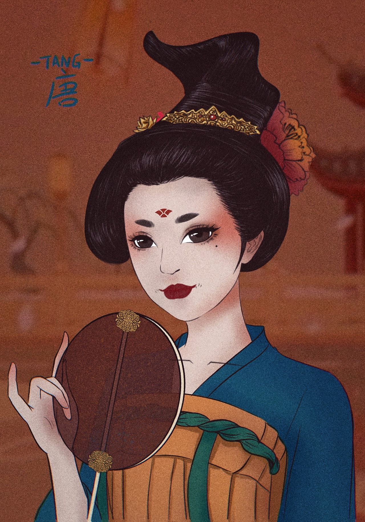 古风插画人像（图ZMjUzNzg2NDMy） - 商业插画 - 站酷设计师请叫我赵大奔原创素材 - 站酷ZCOOL