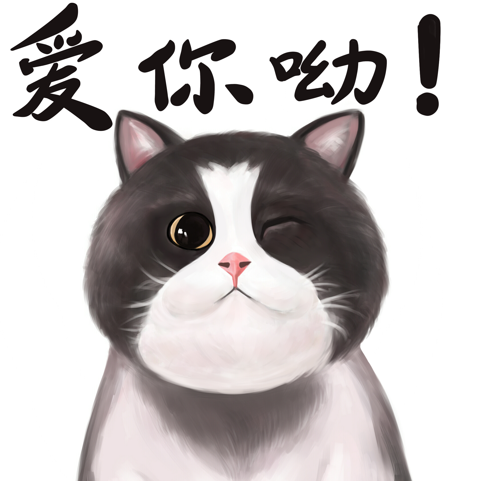 微信表情包-肥猫呆萌2