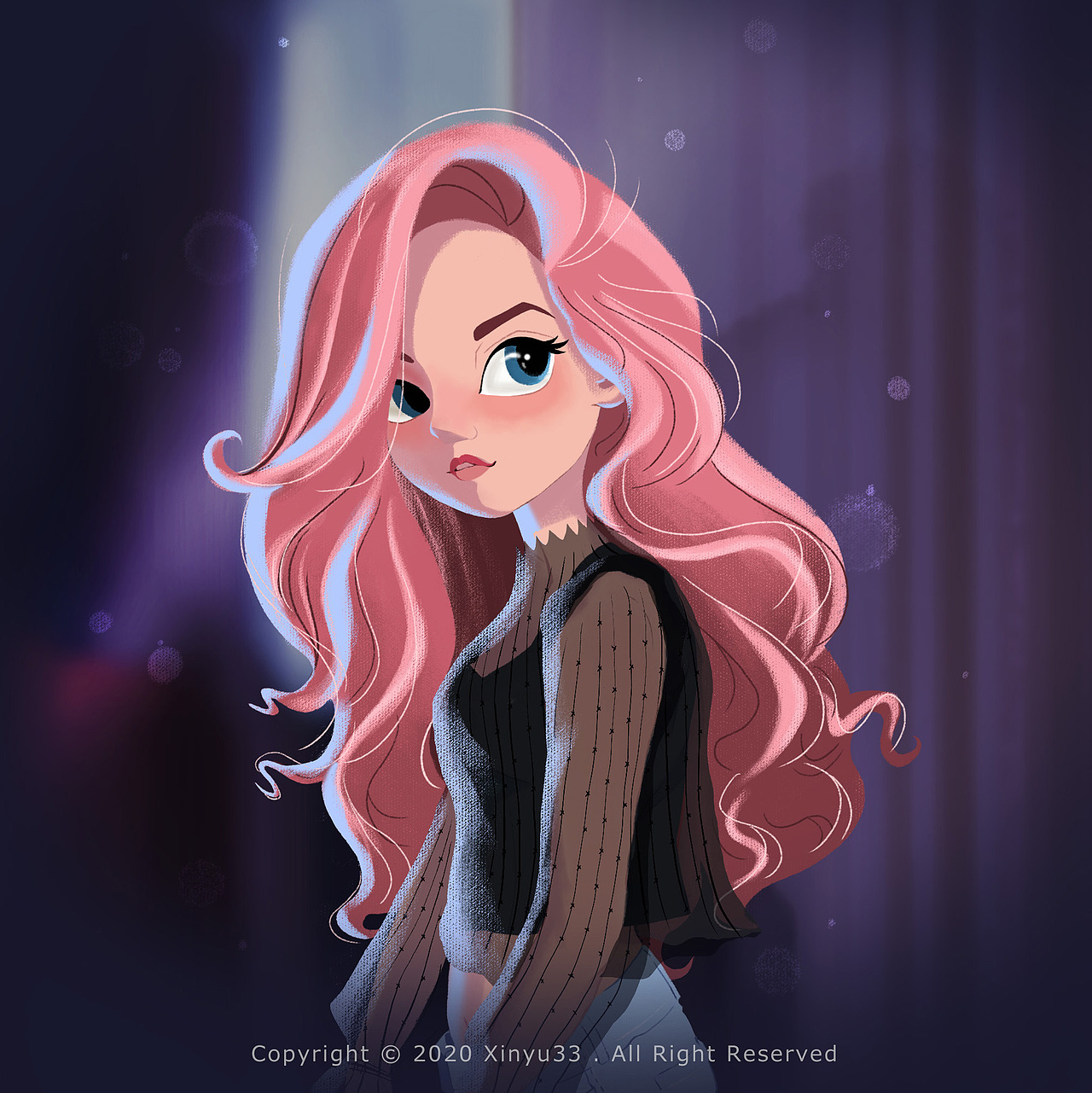 粉红女郎-pink girl